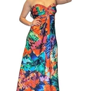Deb tropical elegant dress size 3/4